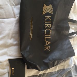 Leather fur reversible coat